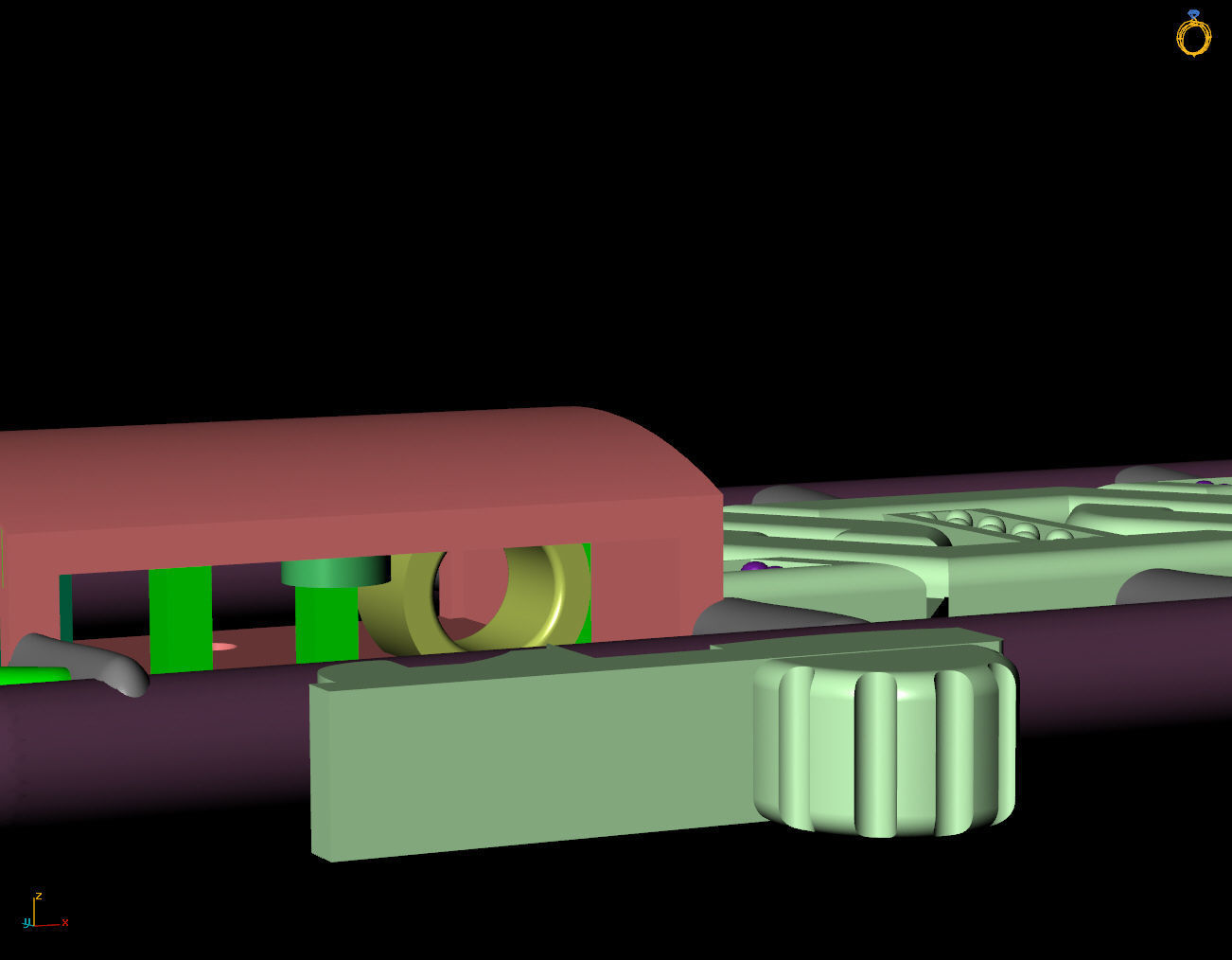 9 MM 18 CM CUBAN LINK CHAIN FOR BRACELET OR NECKLACE 3D print model_7