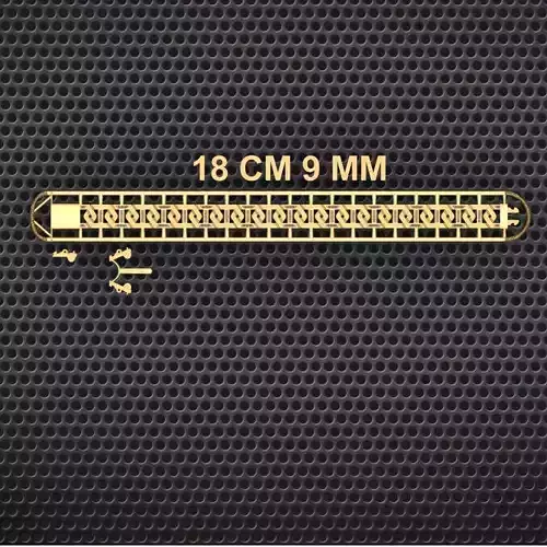 9 MM 18 CM  CUBAN LINK CHAIN FOR BRACELET OR NECKLACE