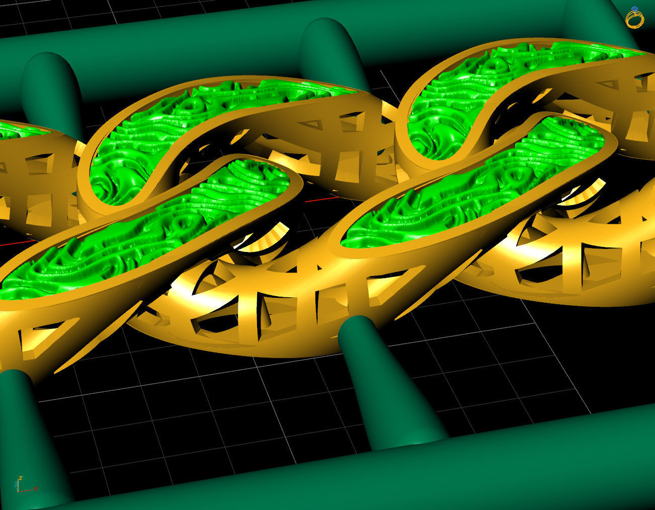 6 NN 18 CM  CUBAN LINK CHAIN FOR BRACELET OR NECKLACE 3D print model_9