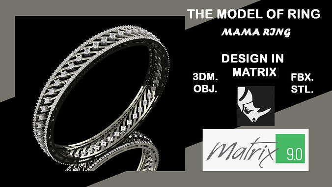 MAMA model of ring VOL 35 3D print model