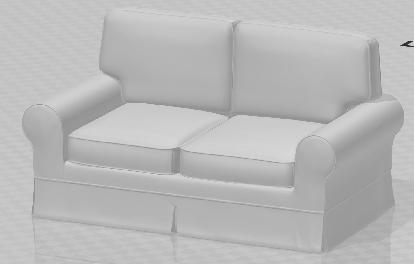 santa claus miniature house dollhouse printable 3D print model_56