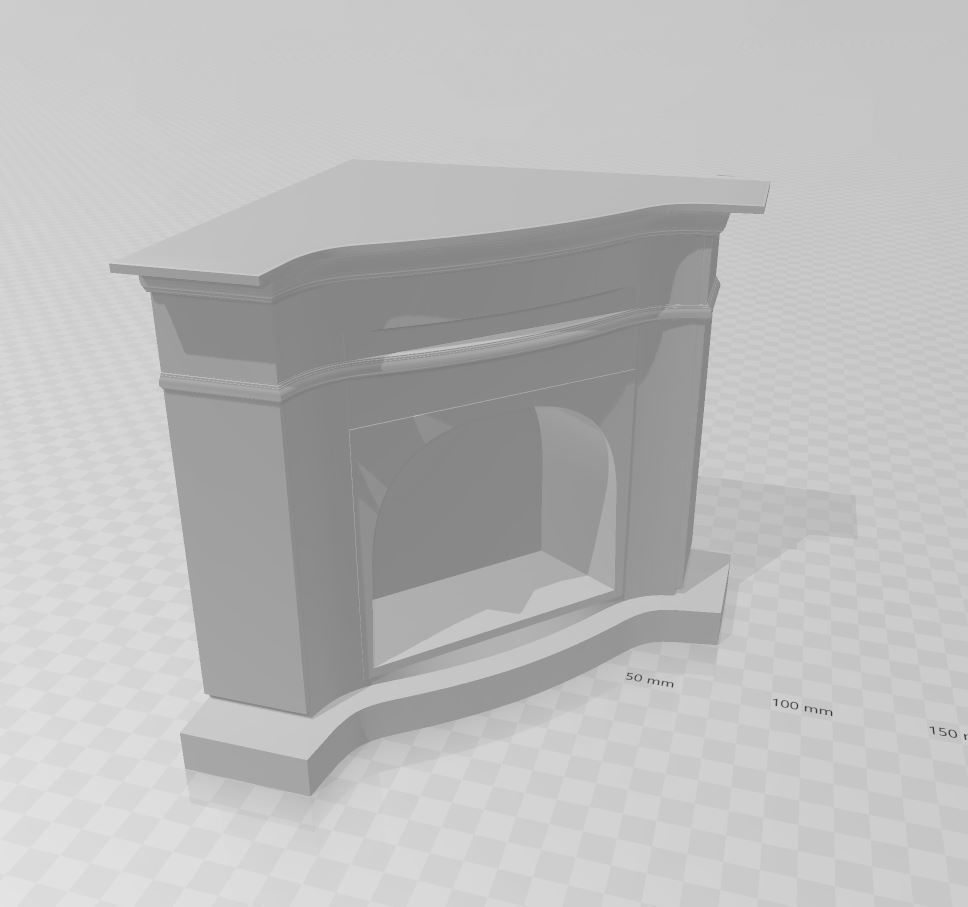 santa claus miniature house dollhouse printable 3D print model_30