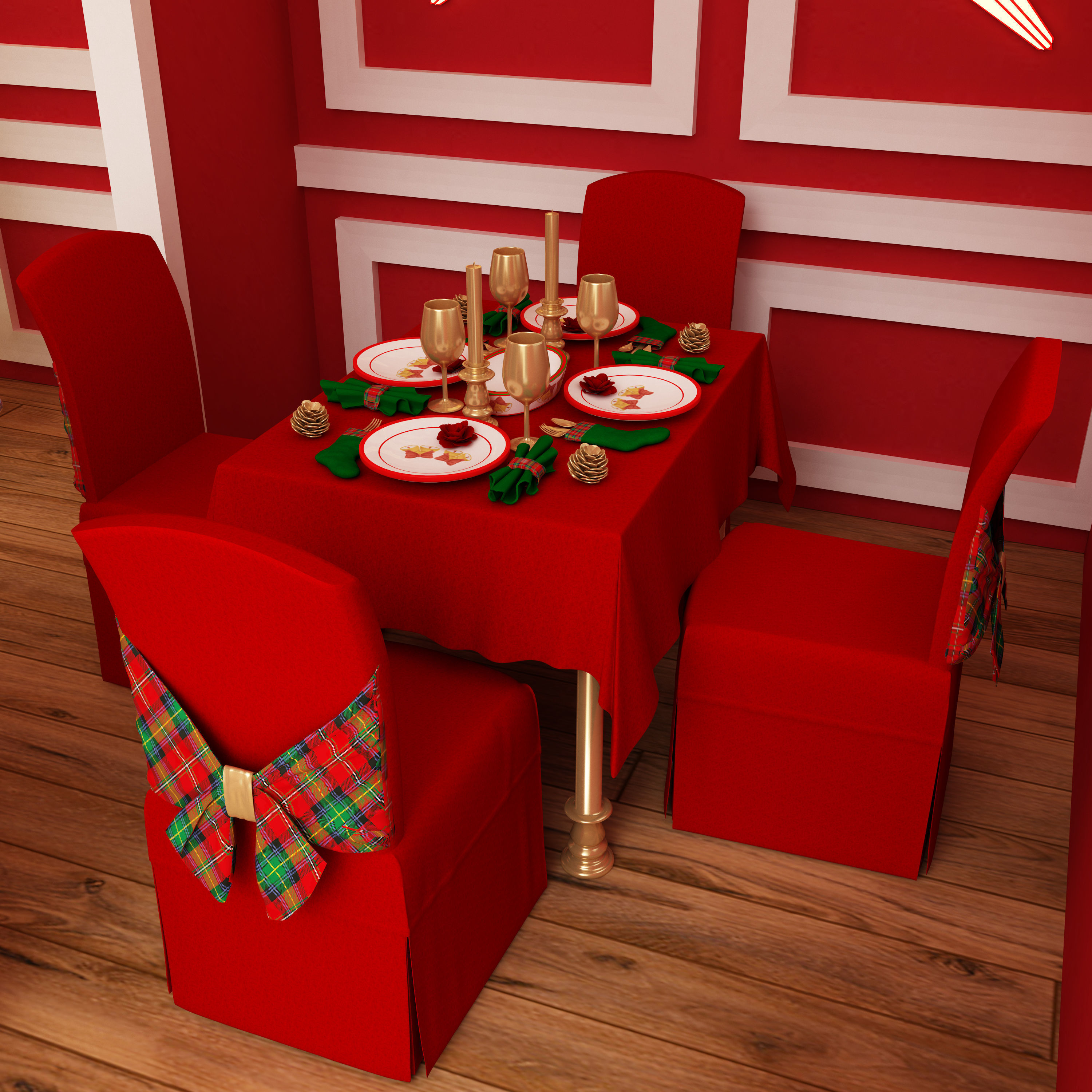 santa claus miniature house dollhouse printable 3D print model_6