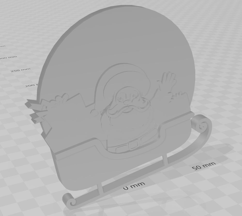 santa claus miniature house dollhouse printable 3D print model_48