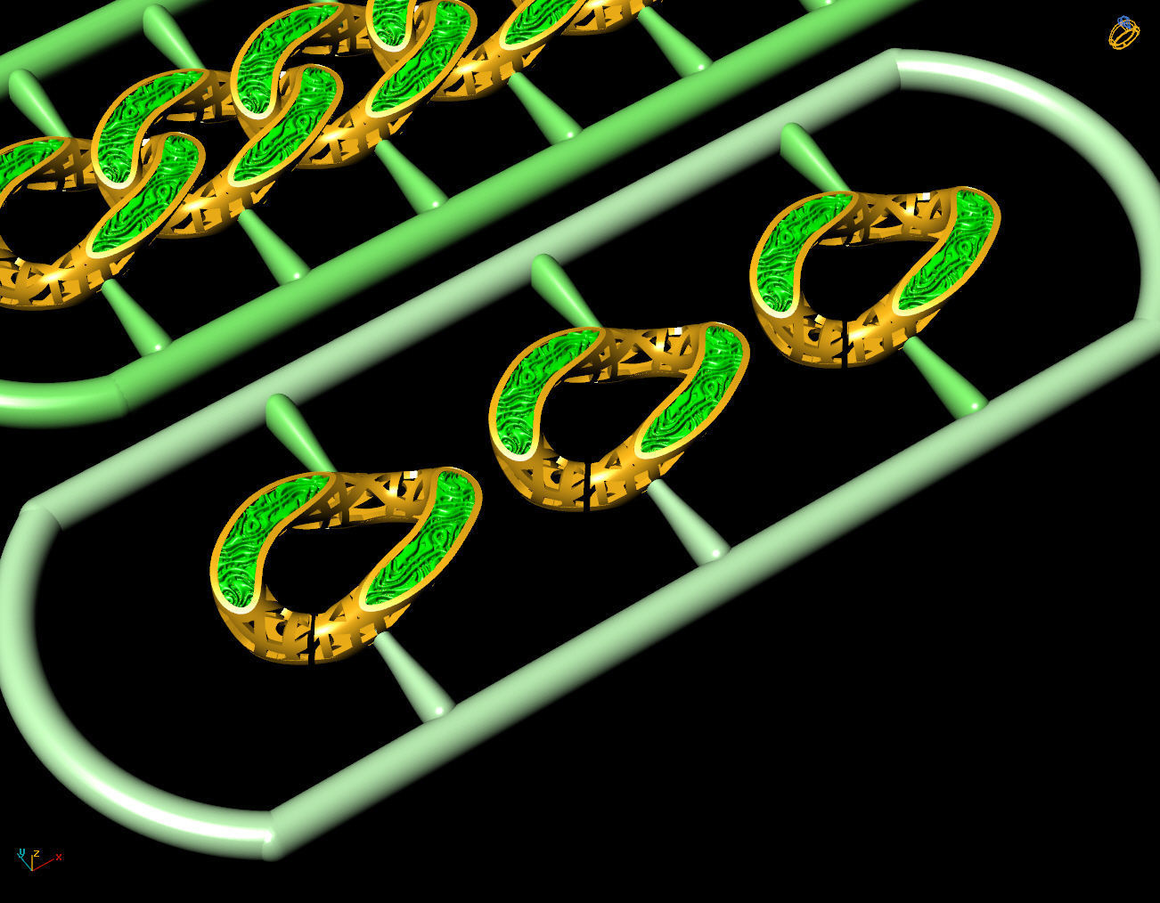 7 MM 45 CM CUBAN LINK CHAIN FOR BRACELET OR NECKLACE 3D print model_15