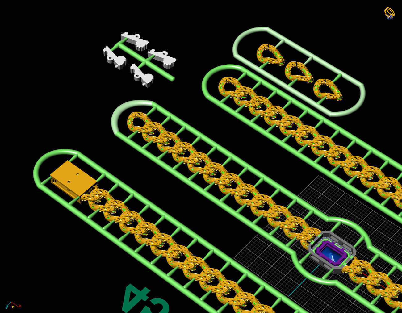 7 MM 45 CM CUBAN LINK CHAIN FOR BRACELET OR NECKLACE 3D print model_19