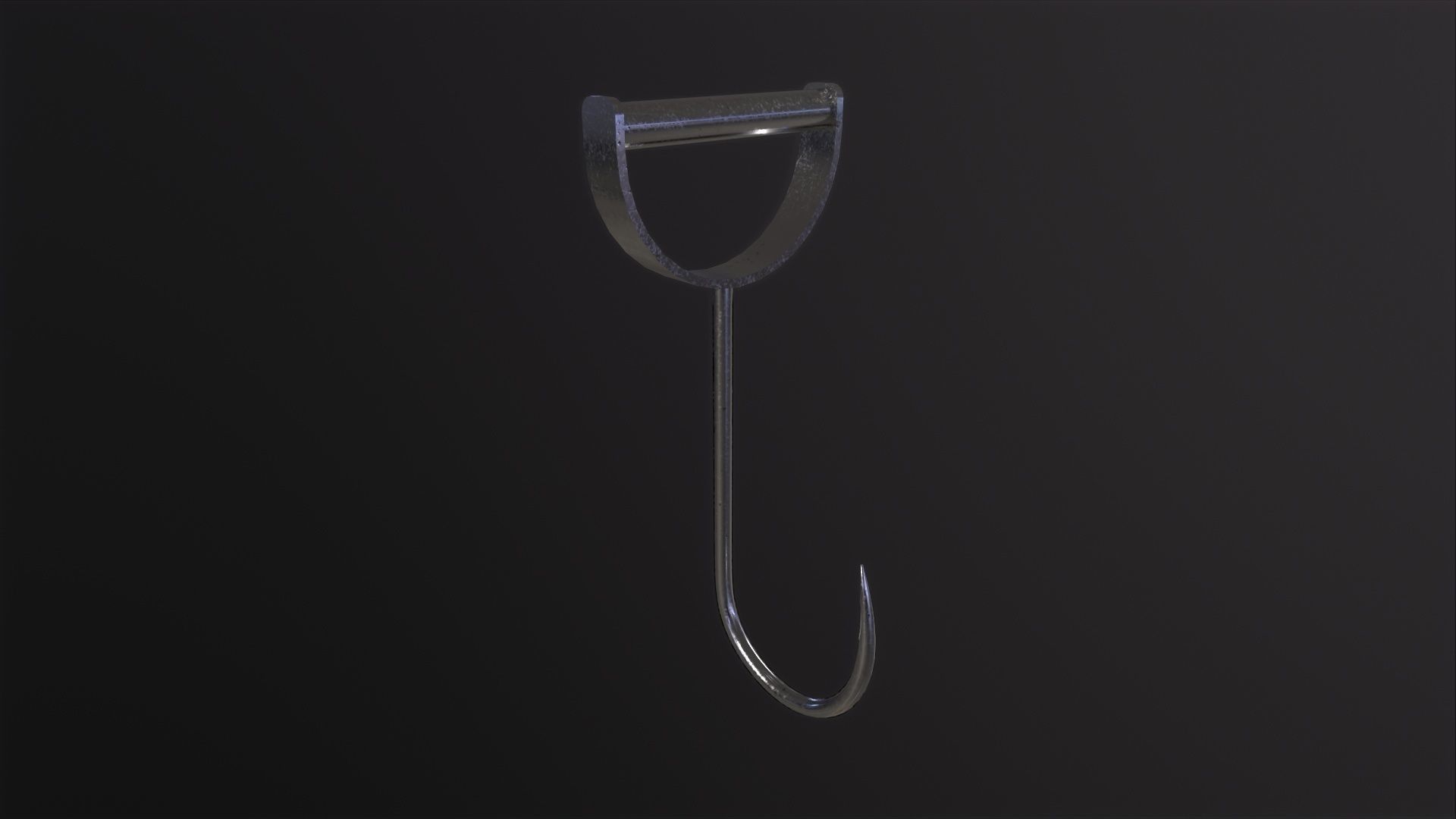 Meat Hook 3D Model Low-poly 3D model_6