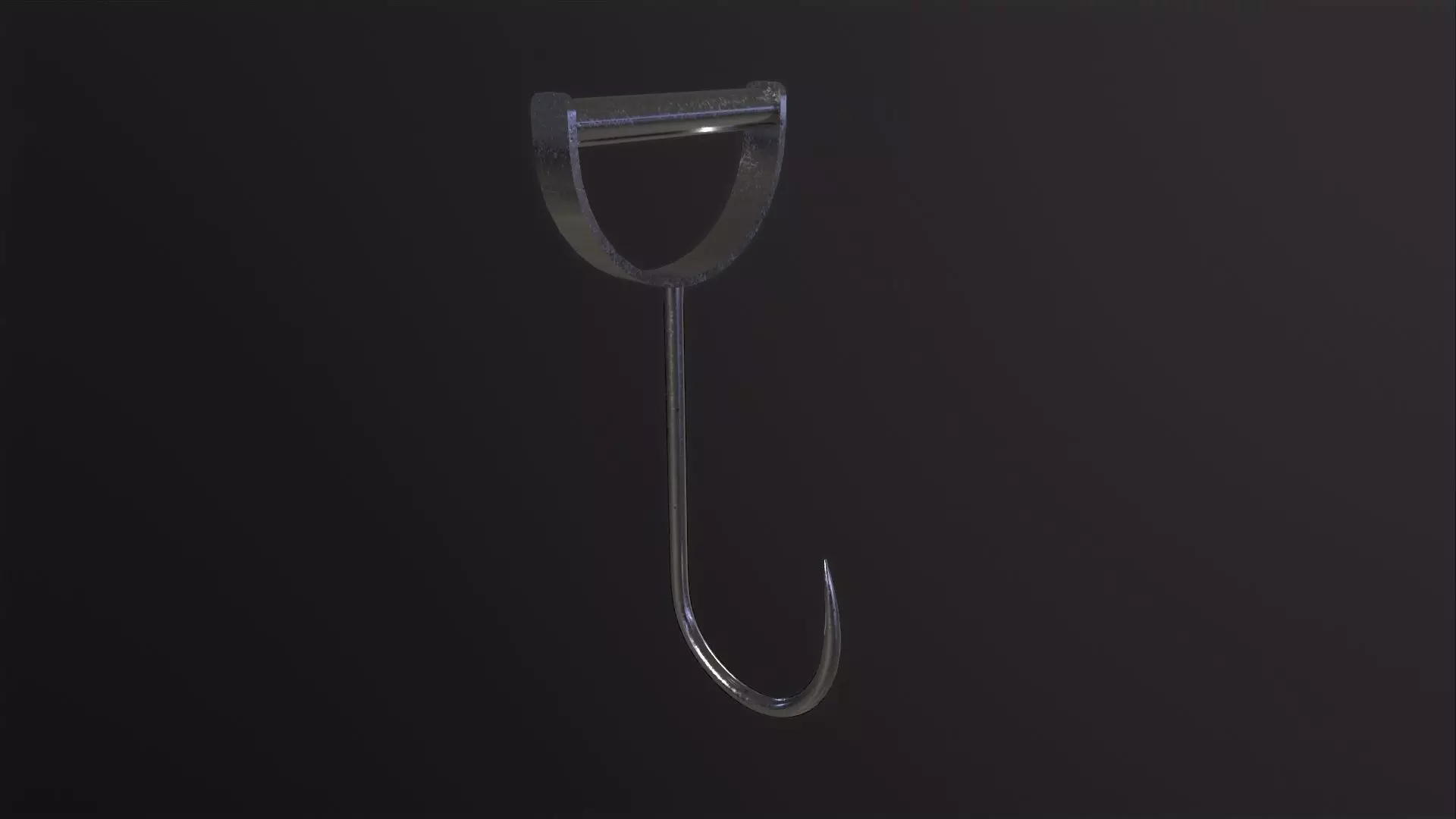 Meat Hook 3D Model Low-poly 3D model_0