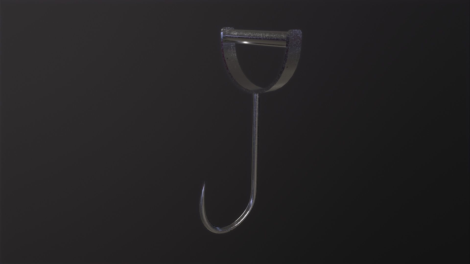 Meat Hook 3D Model Low-poly 3D model_2