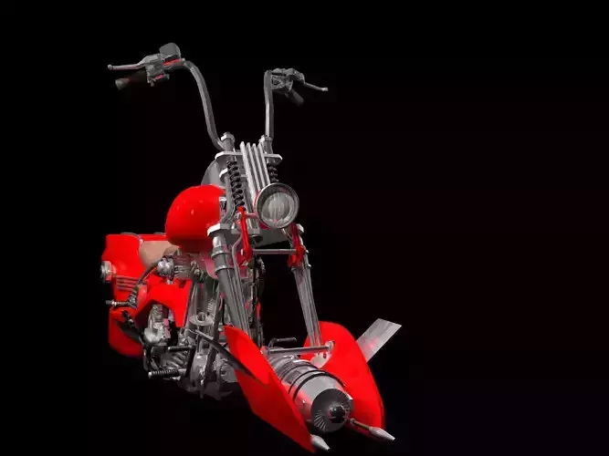 Joben T-85 speeder bike - Star Wars 3D print model