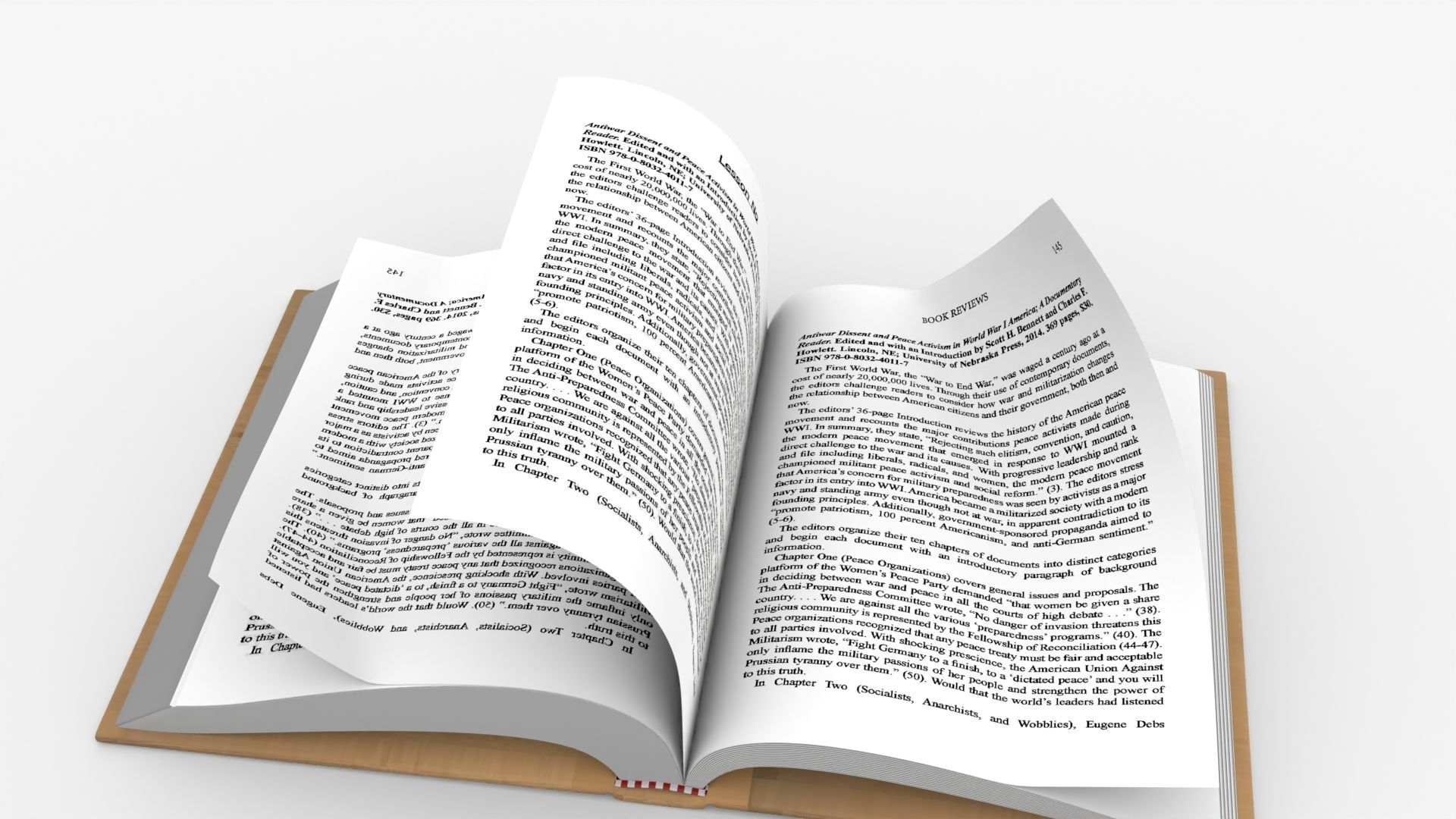 Book Rigged and Animated Low-poly 3D model_4