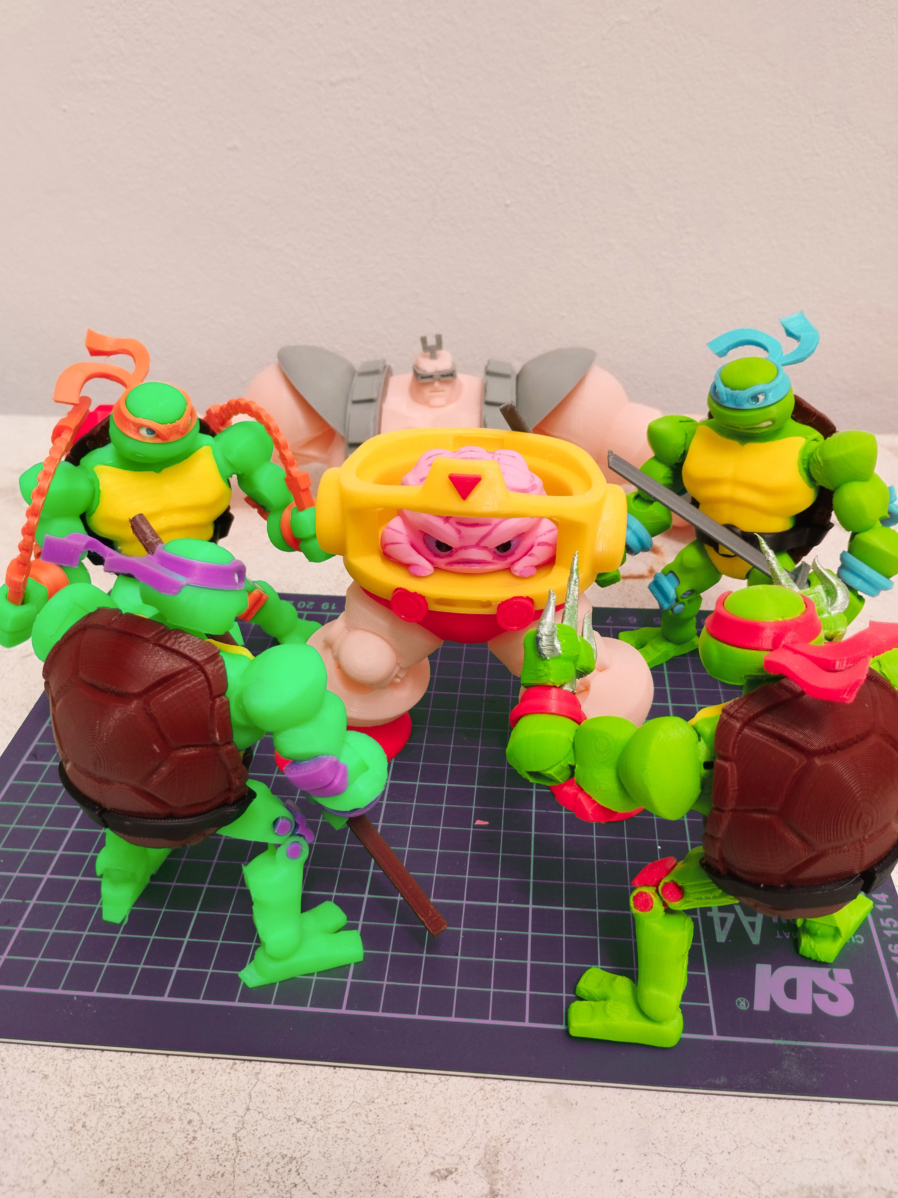 Krang robot suit - action figure 3D print model_5
