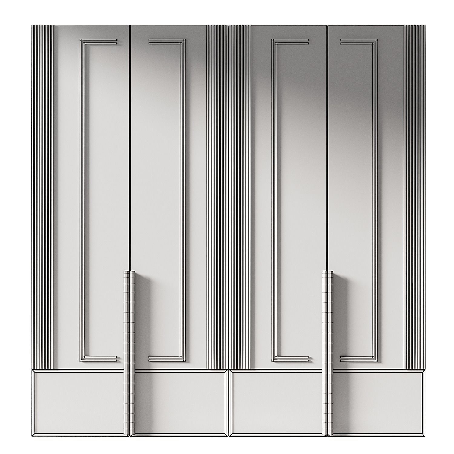 wardrobe 106 3D model_2