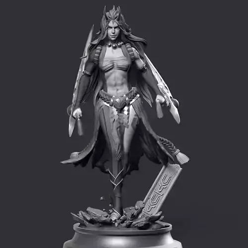 Anti-Mage Female Dota 2 3D print model