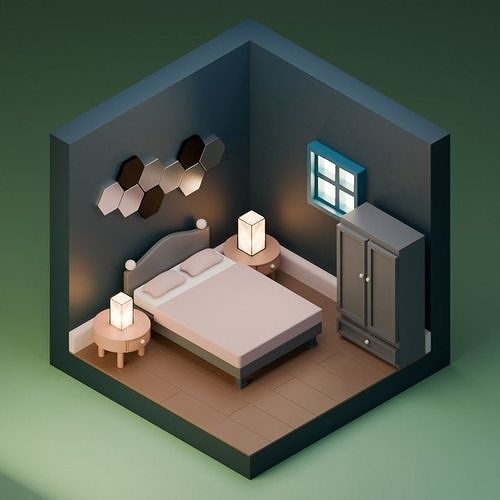 SIMPLE ROOM 3D model