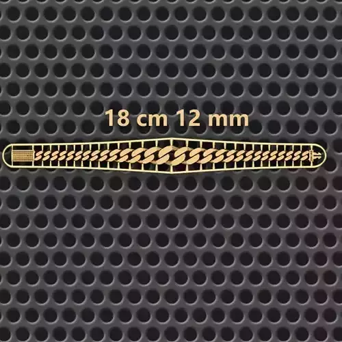 12 MM 18 CM  CUBAN LINK CHAIN FOR BRACELET OR NECKLACE