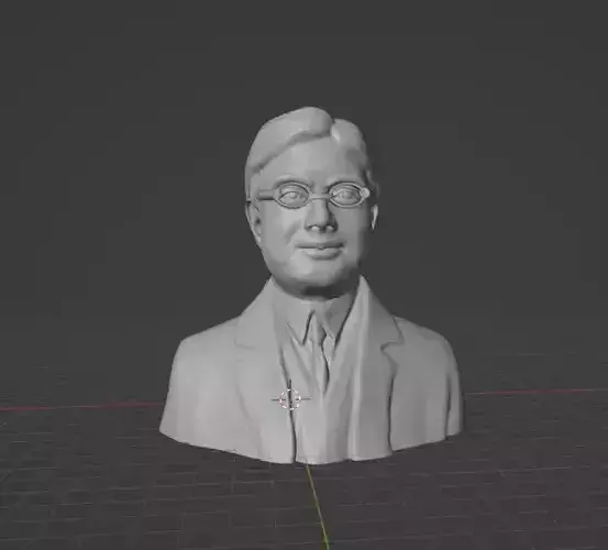 Satyendra Nath Bose 3D print model