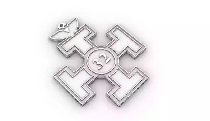Masonic medal grade 31 and 32 3D print model