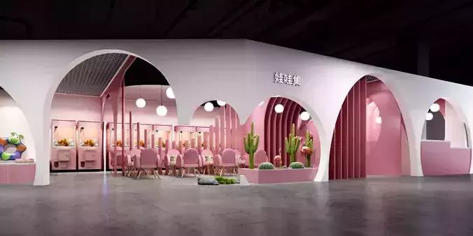 machine store Modern doll