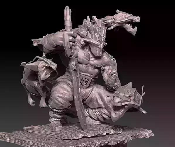 Juggernaut Arcane Dota 2 3D print model