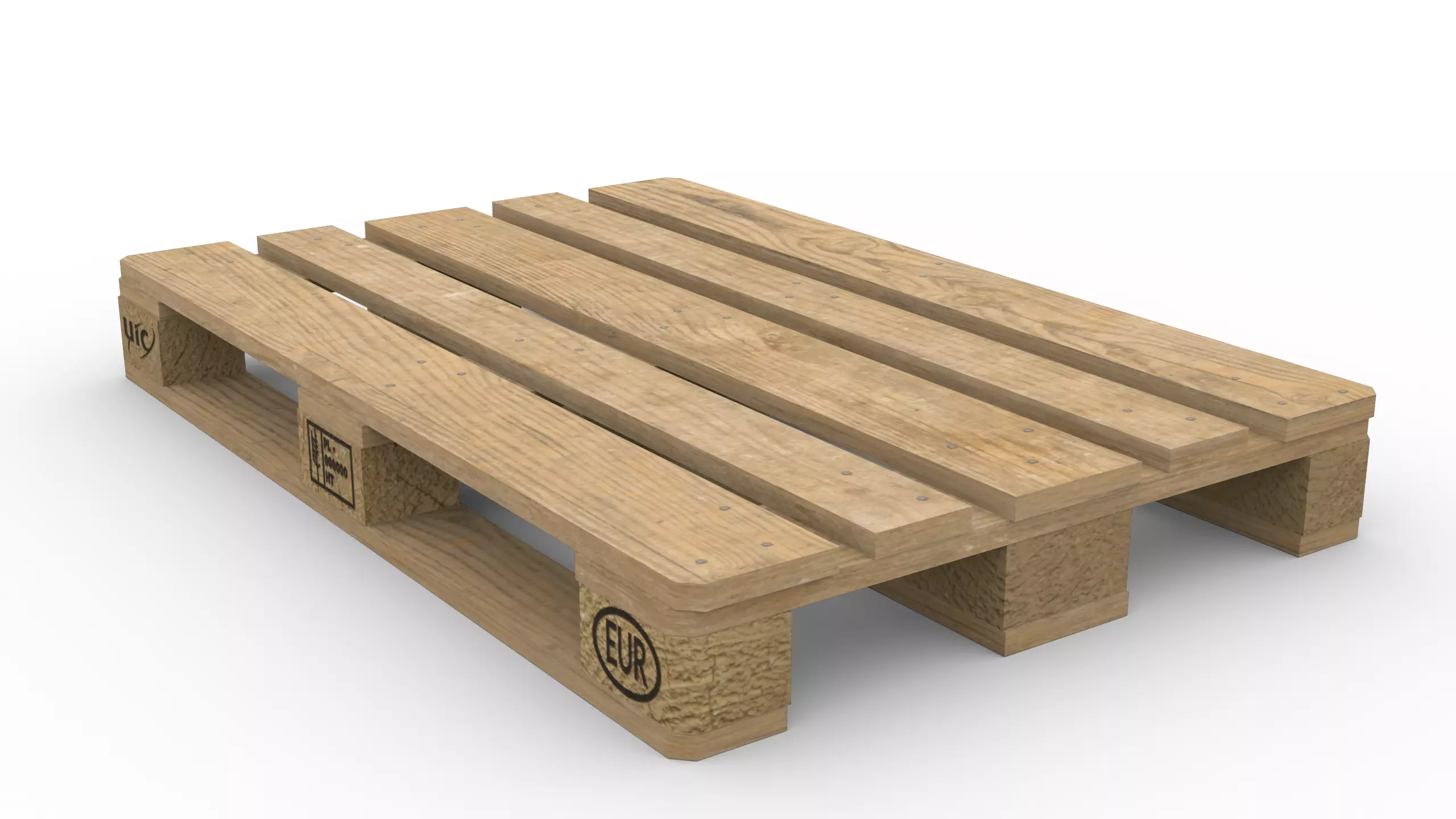 EUR UIC pallet  3D model_0