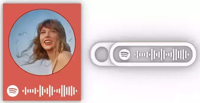Spotify Taylor Swift Keychain 3D print model