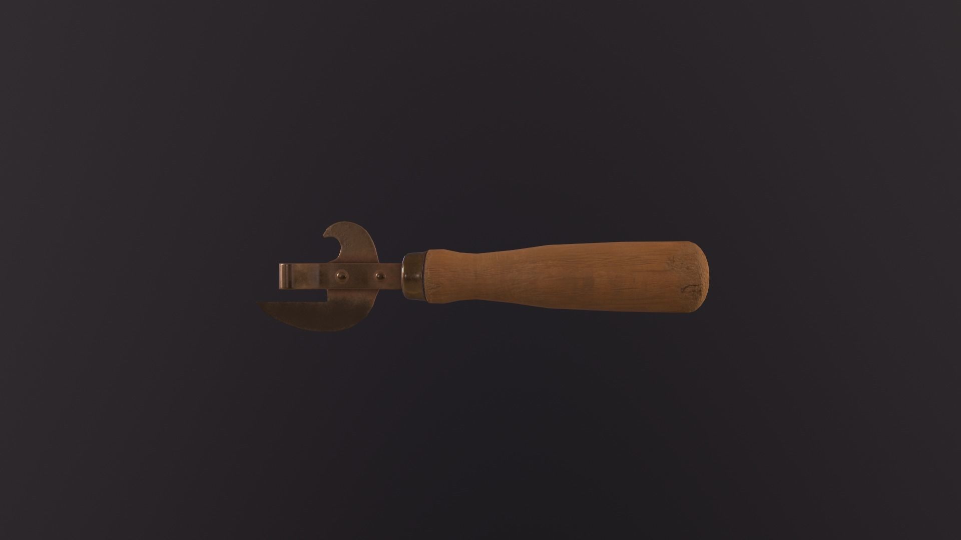 Can opener Low-poly 3D model_24