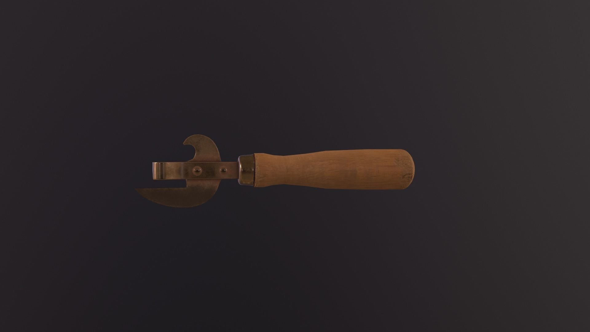 Can opener Low-poly 3D model_22
