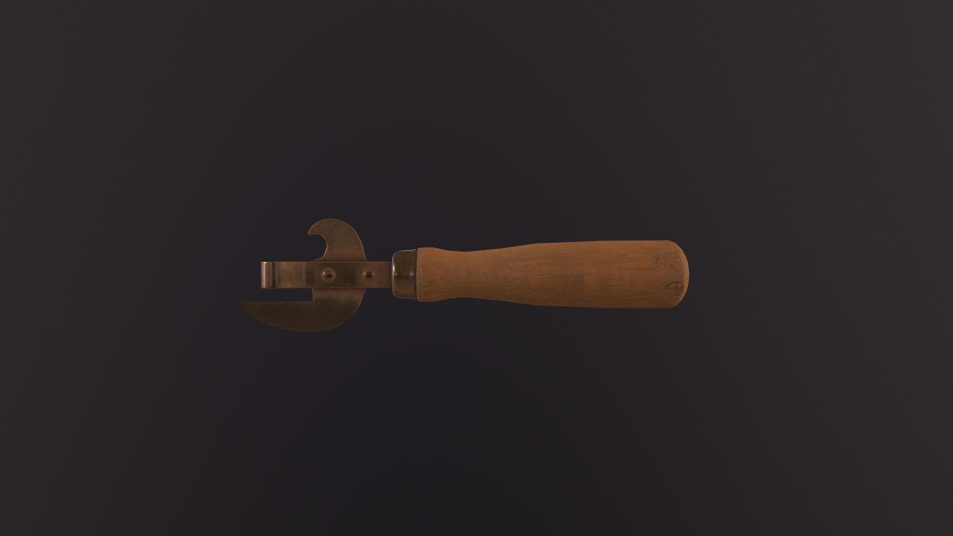 Can opener Low-poly 3D model_23