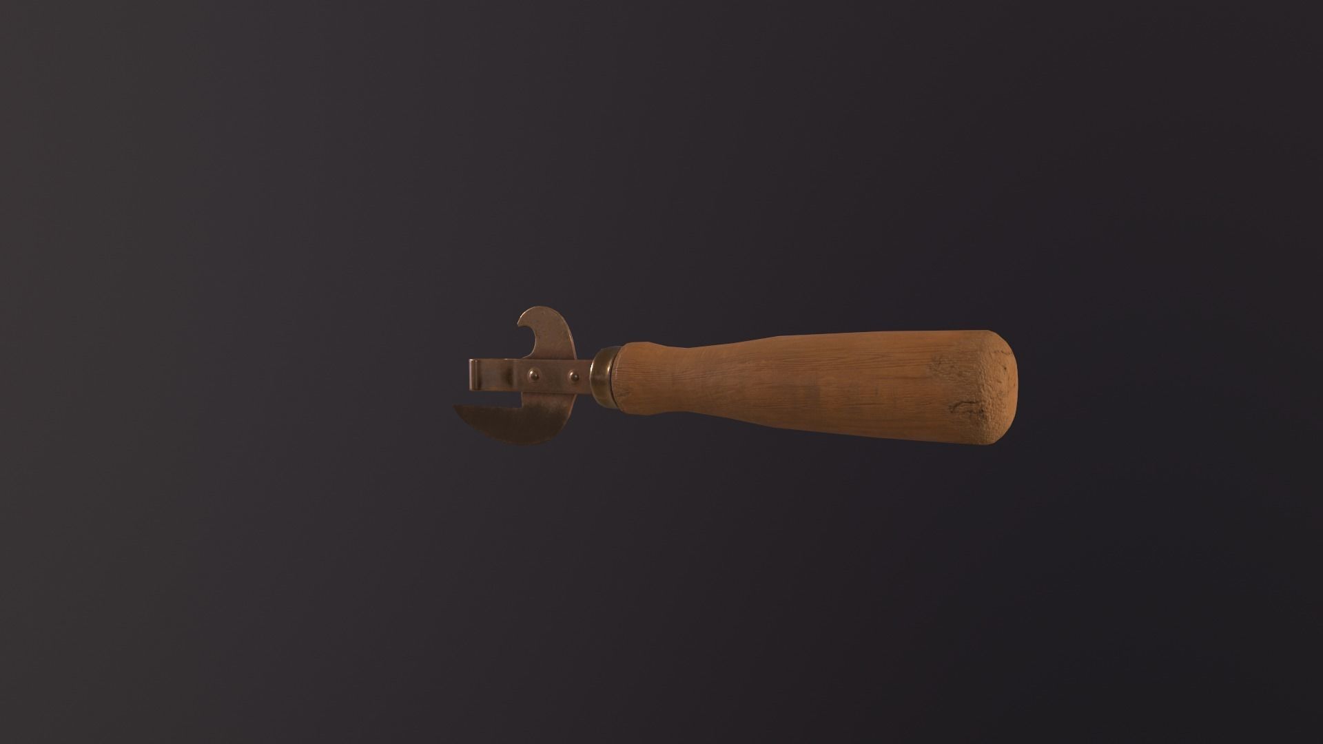 Can opener Low-poly 3D model_26