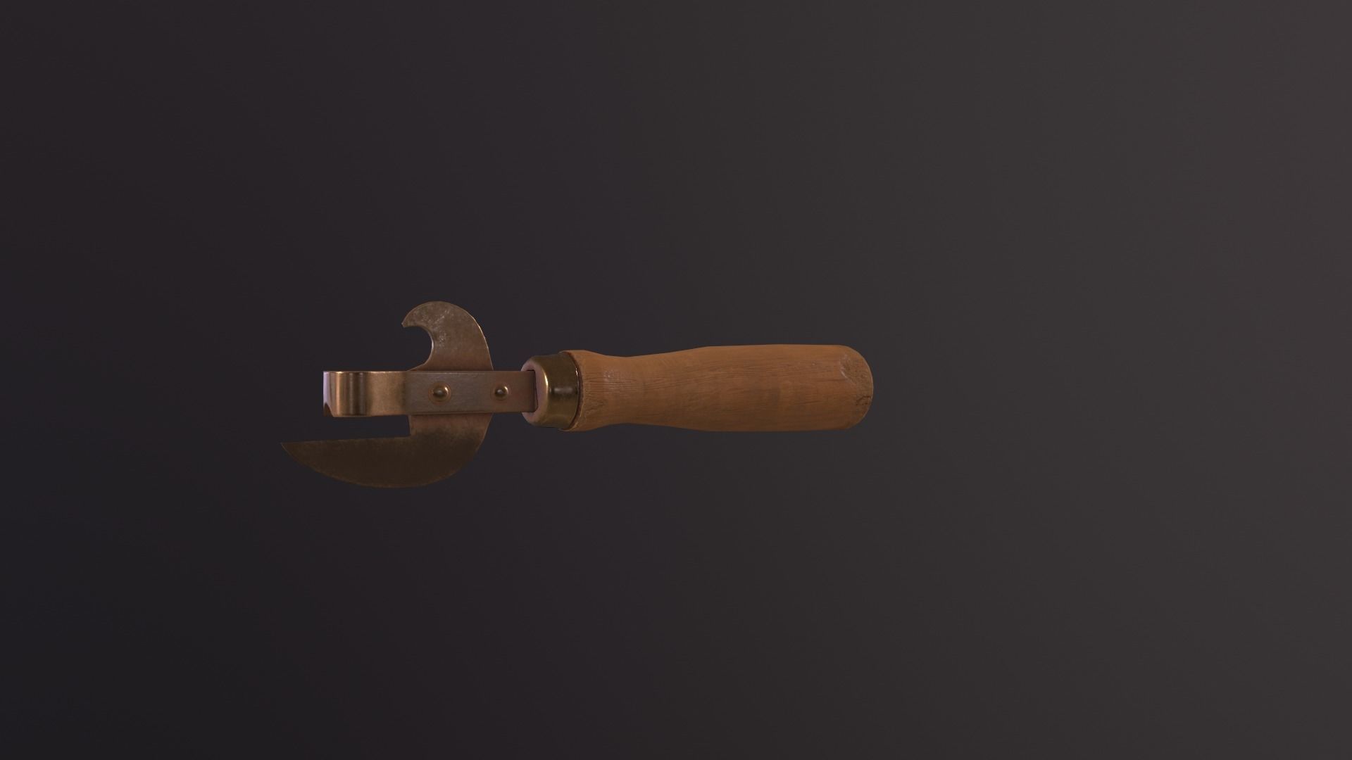 Can opener Low-poly 3D model_19