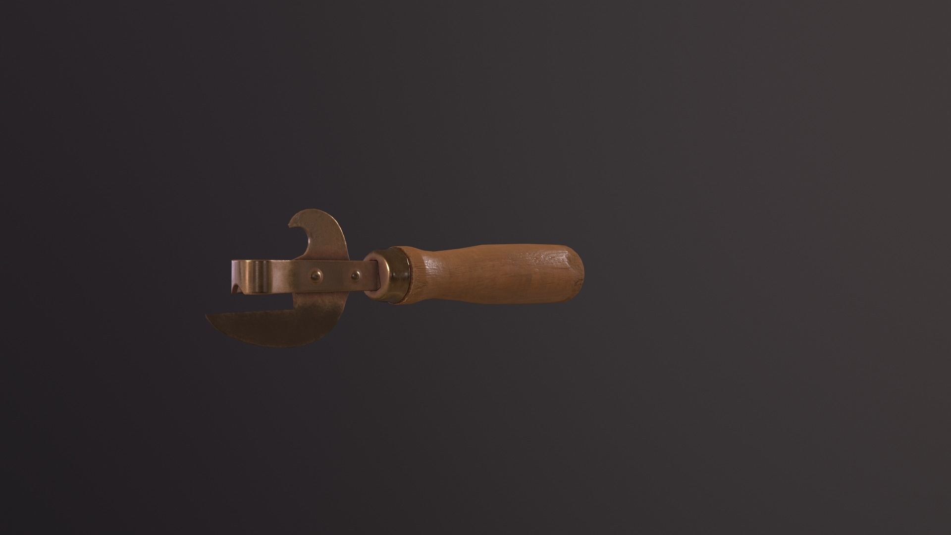 Can opener Low-poly 3D model_18