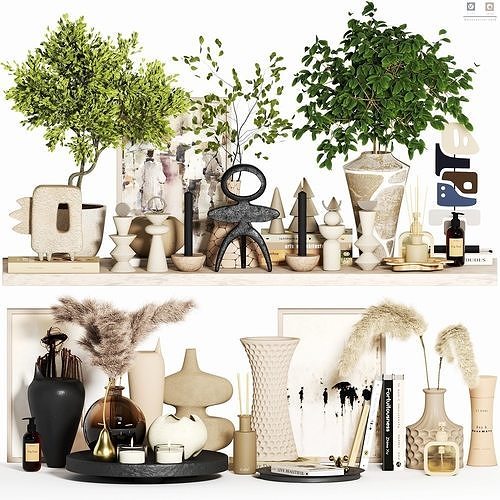 Decorative set 05 3D model