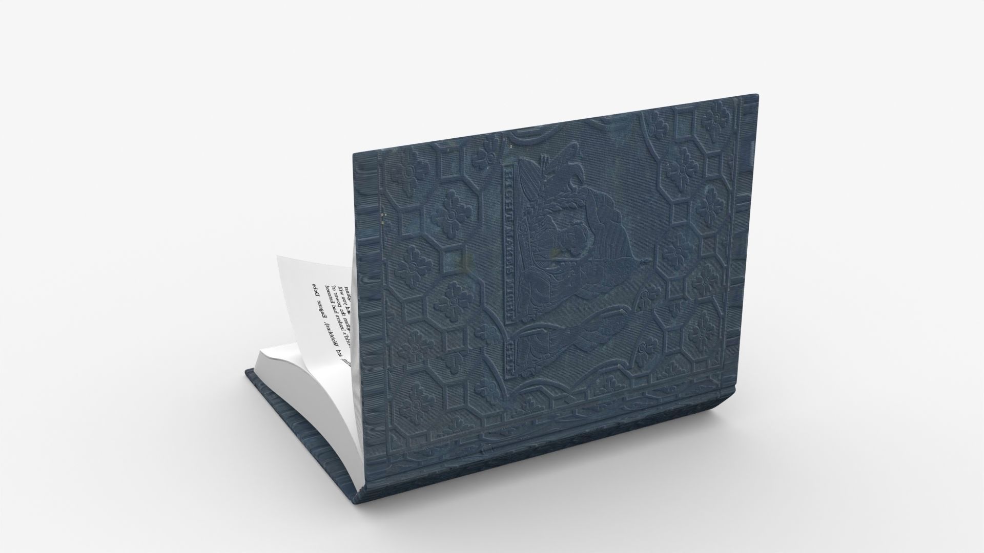 Book Rigged and Animated Low-poly 3D model_5