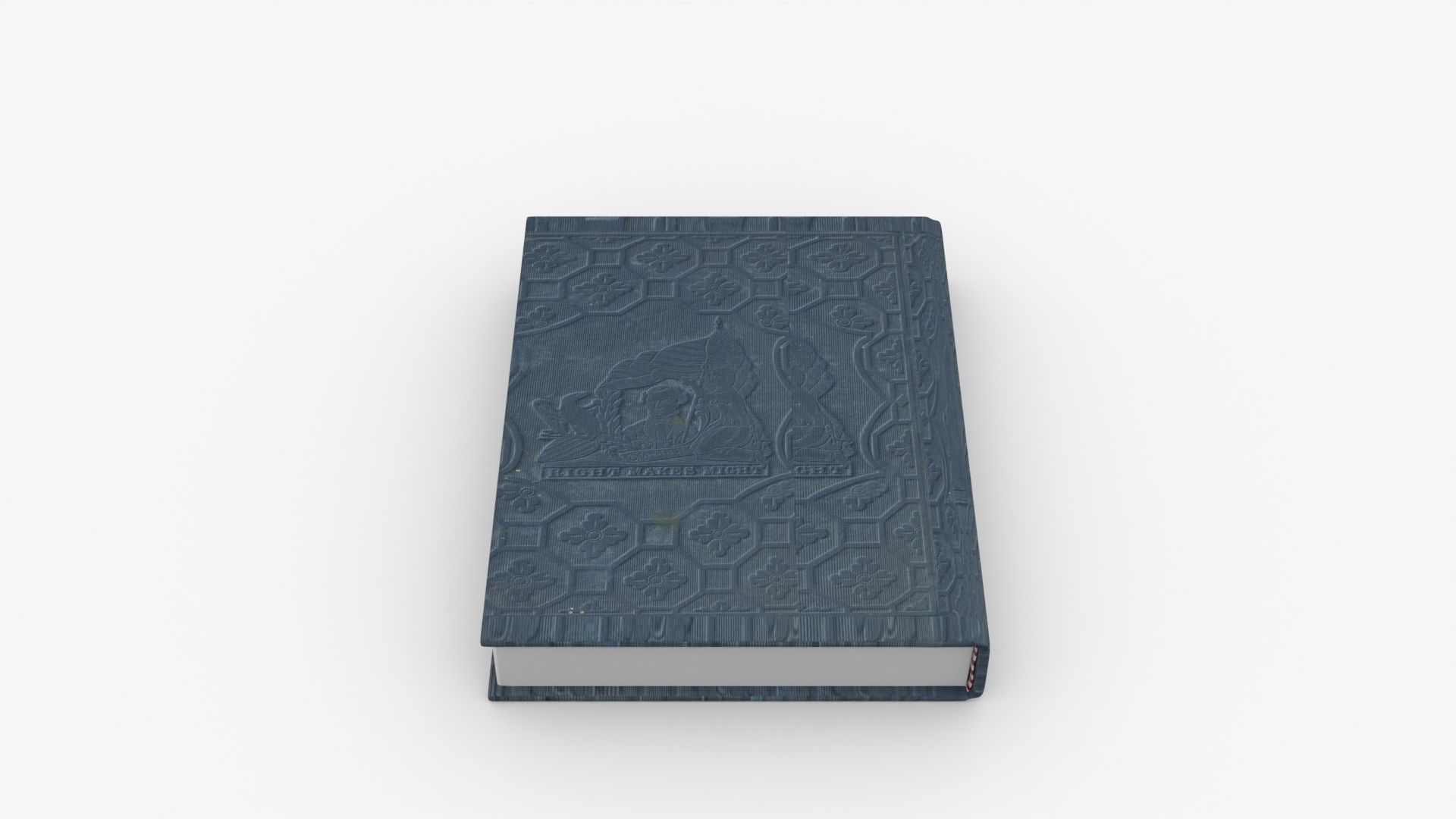 Book Rigged and Animated Low-poly 3D model_6