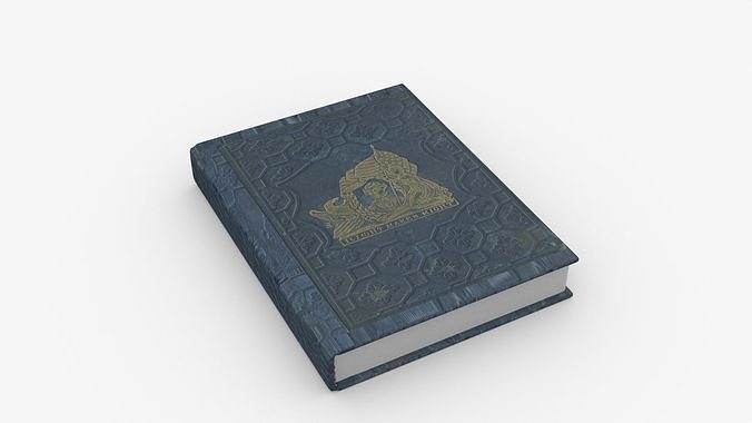 Book Rigged and Animated Low-poly 3D model