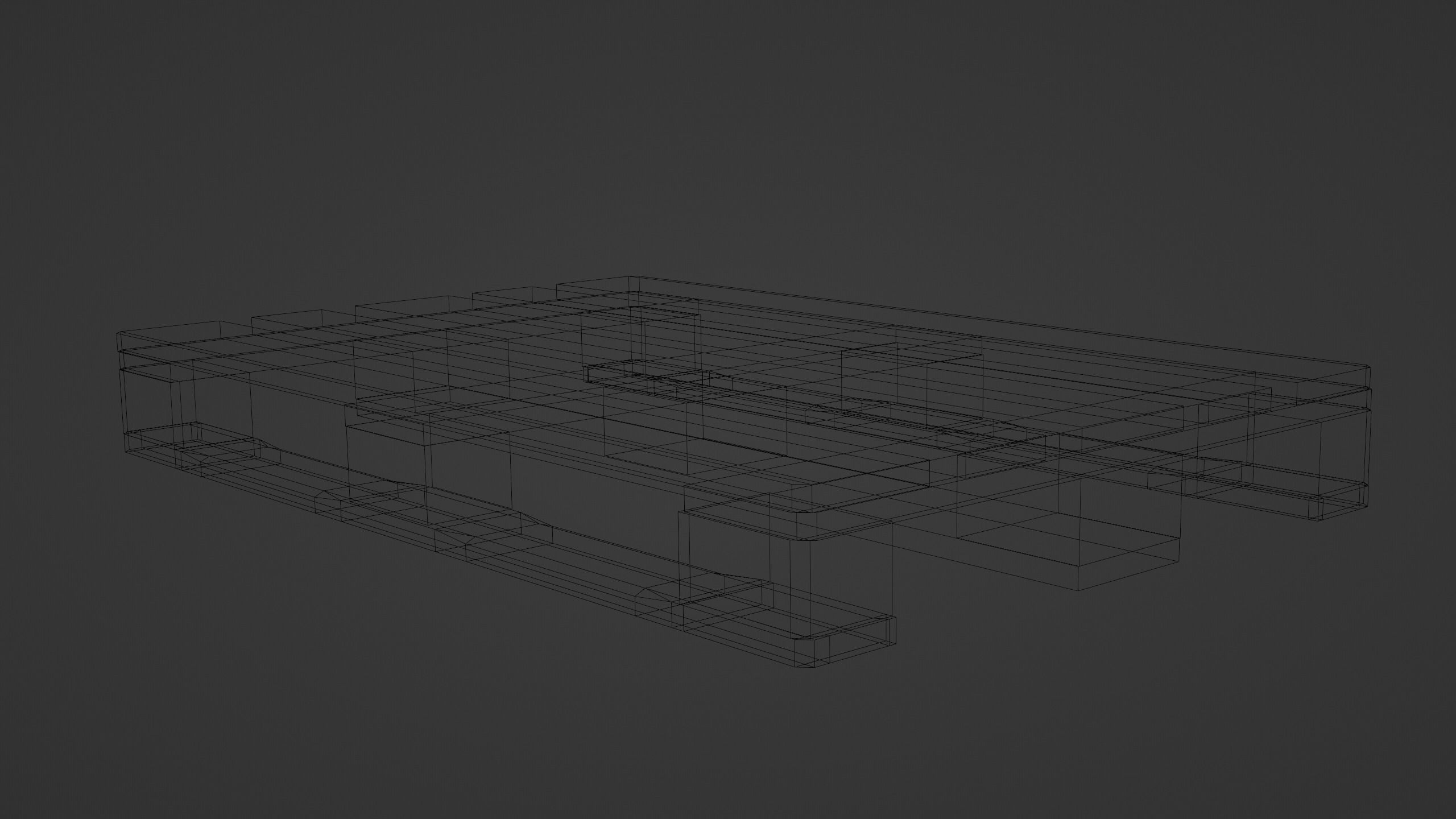 CHEP branded EUR pallet 3D model_7