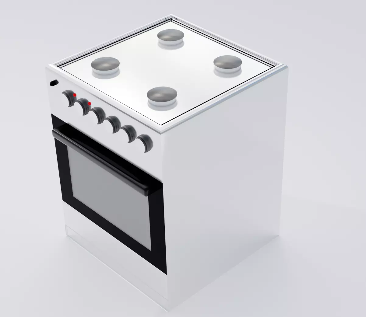 Gas stove Free 3D model_0