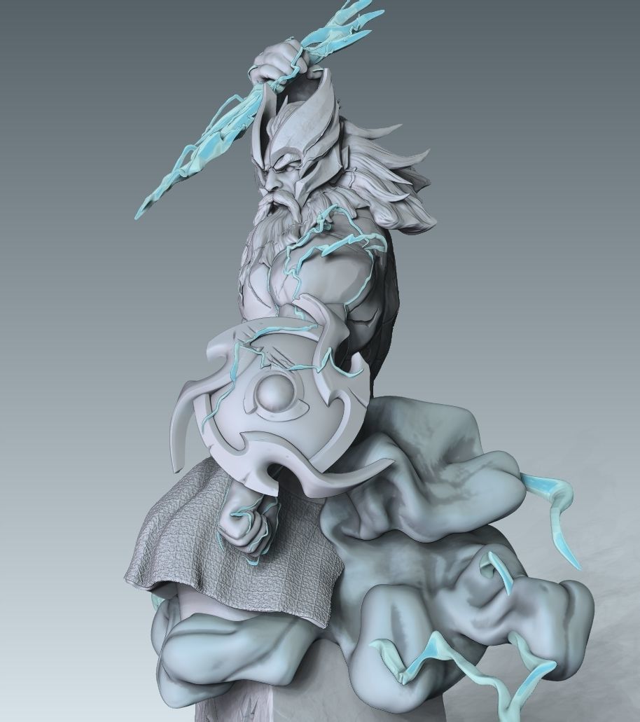 ZEUS DOTA 2 3D print model_8