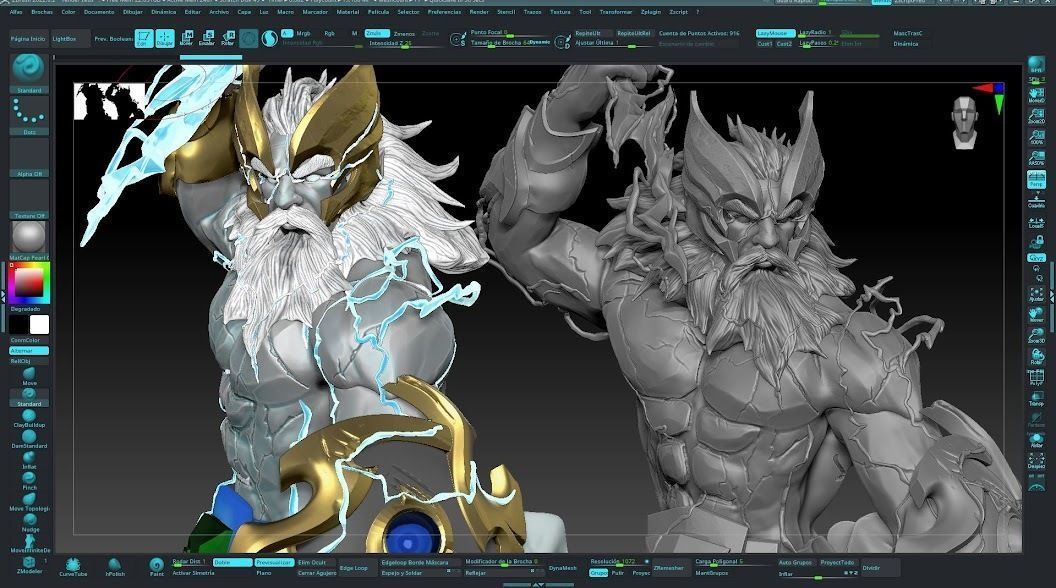 ZEUS DOTA 2 3D print model_2