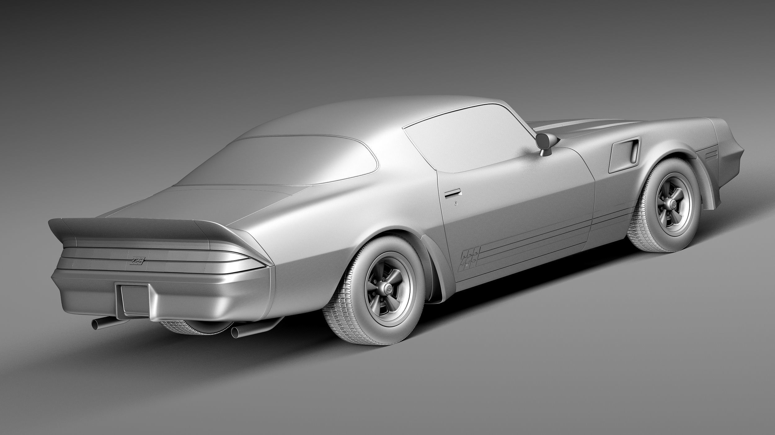 Chevrolet Camaro 1980 Z28 3D model_12