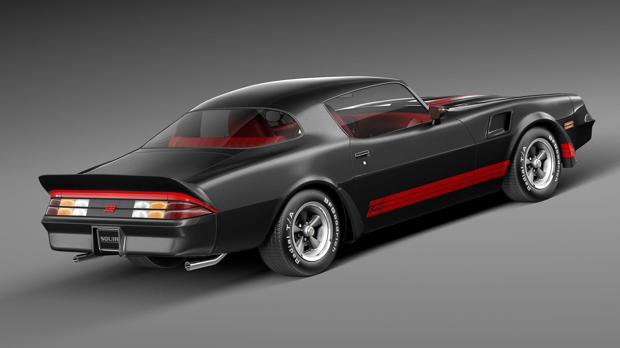 Chevrolet Camaro 1980 Z28 3D model_4