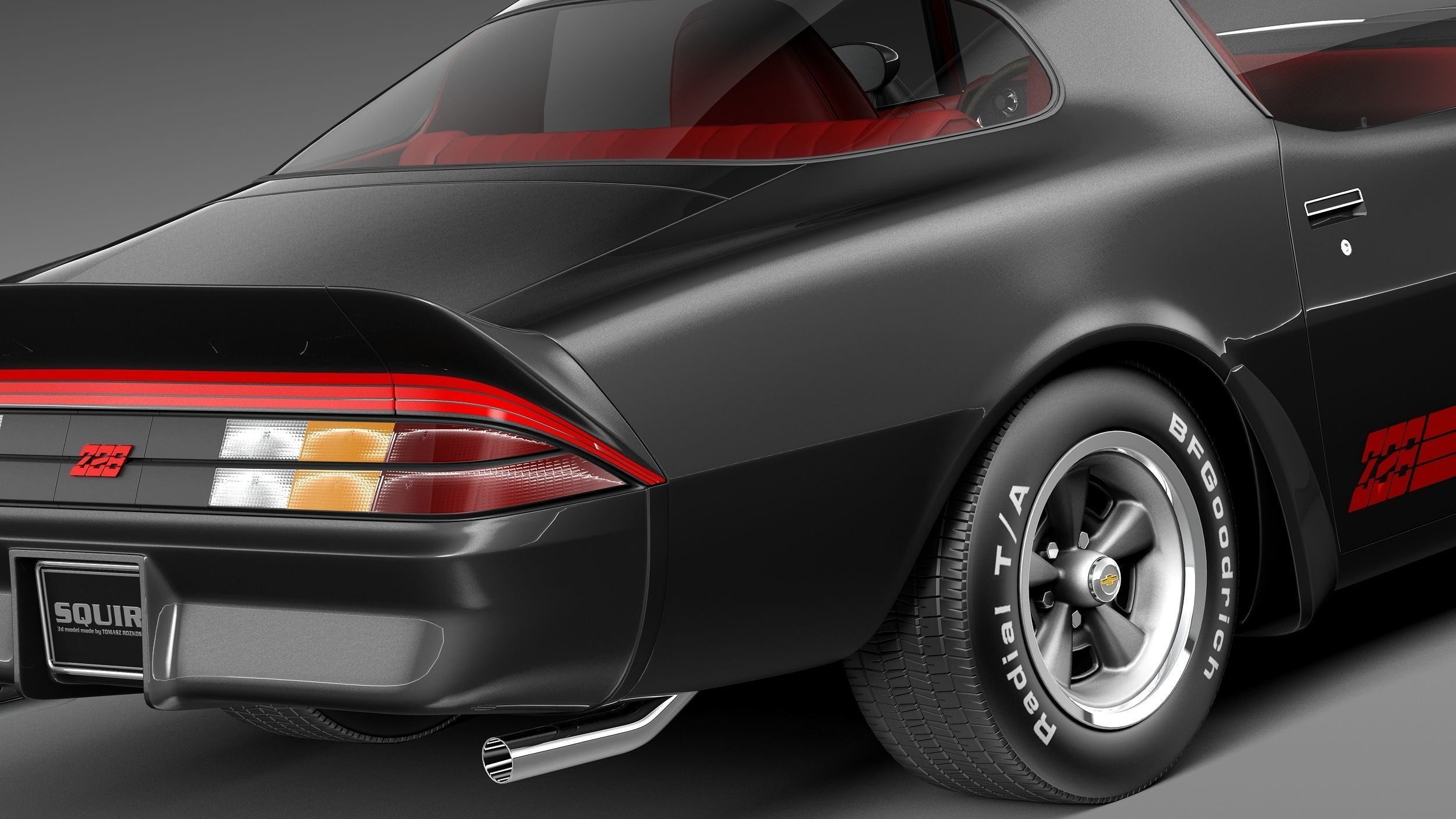 Chevrolet Camaro 1980 Z28 3D model_3