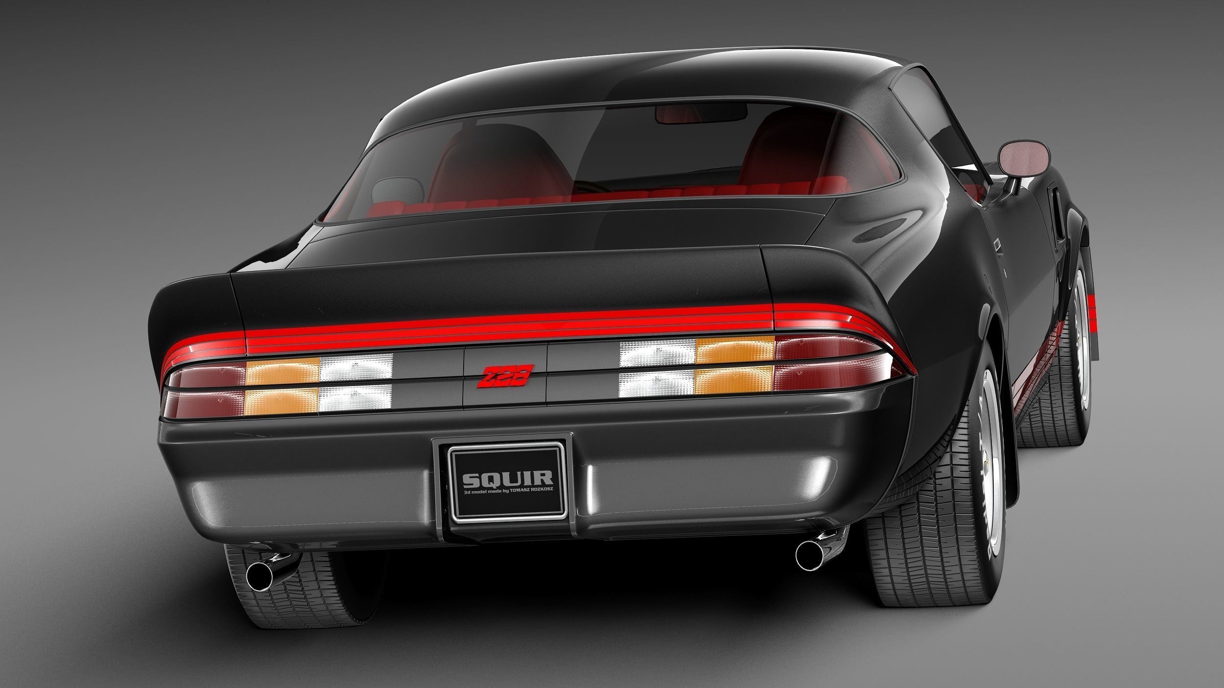 Chevrolet Camaro 1980 Z28 3D model_5