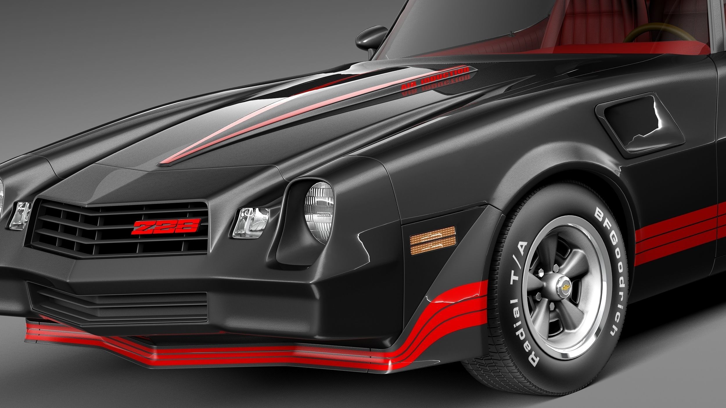 Chevrolet Camaro 1980 Z28 3D model_2