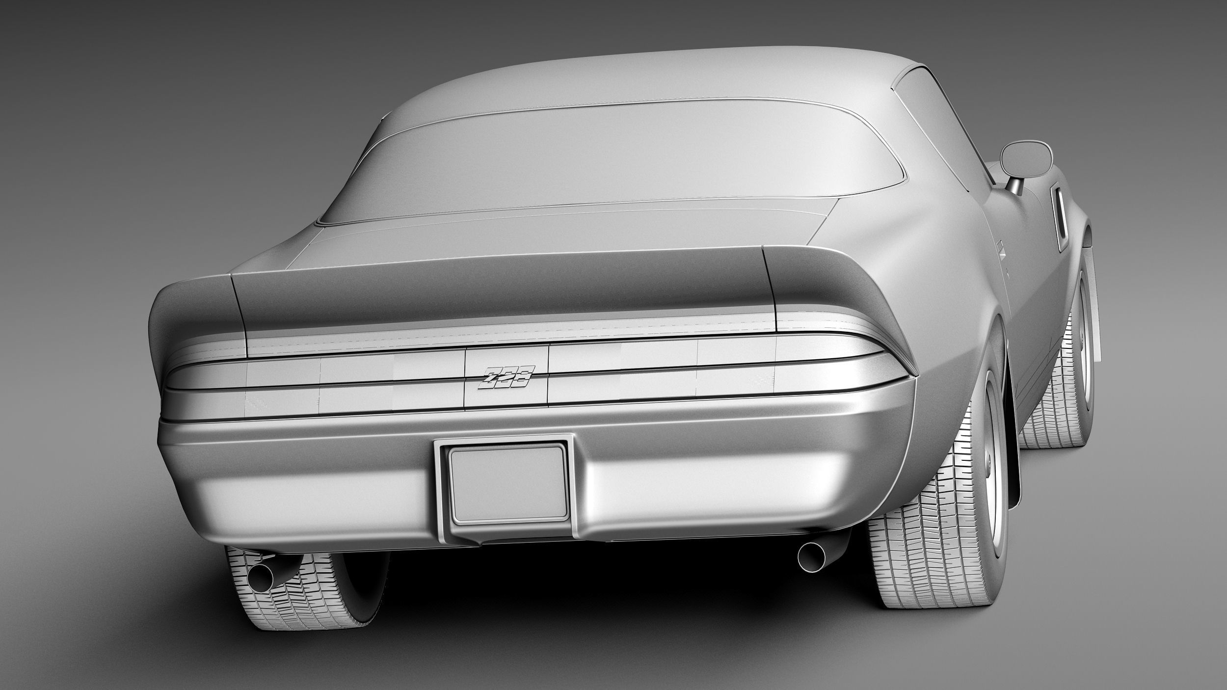 Chevrolet Camaro 1980 Z28 3D model_13