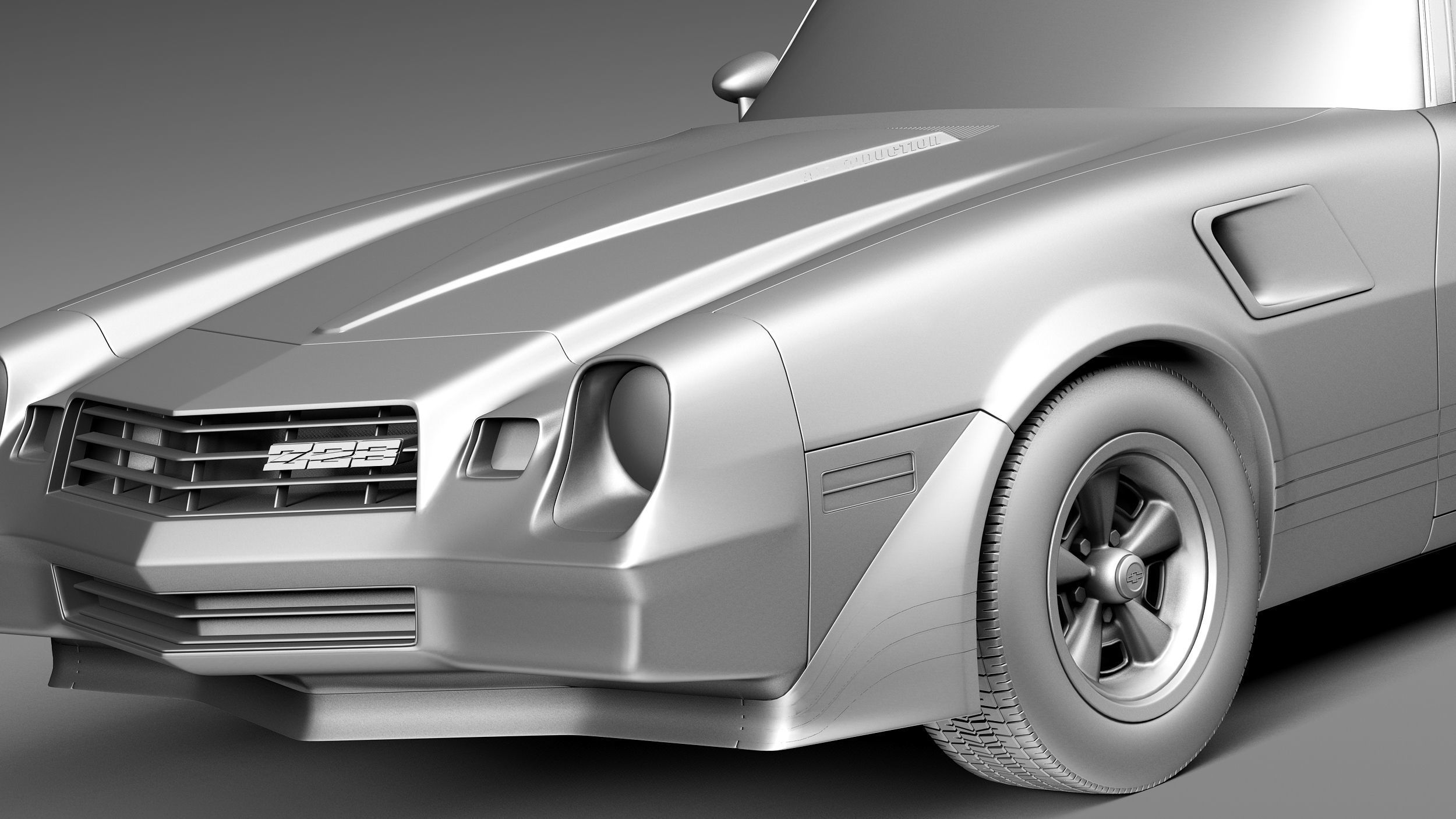 Chevrolet Camaro 1980 Z28 3D model_10