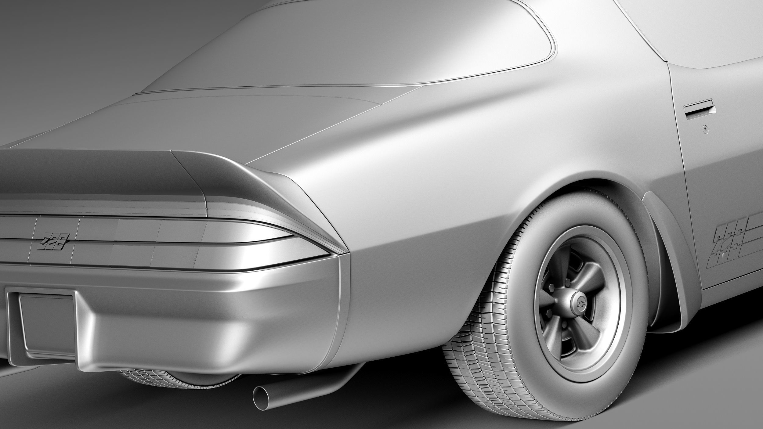 Chevrolet Camaro 1980 Z28 3D model_11