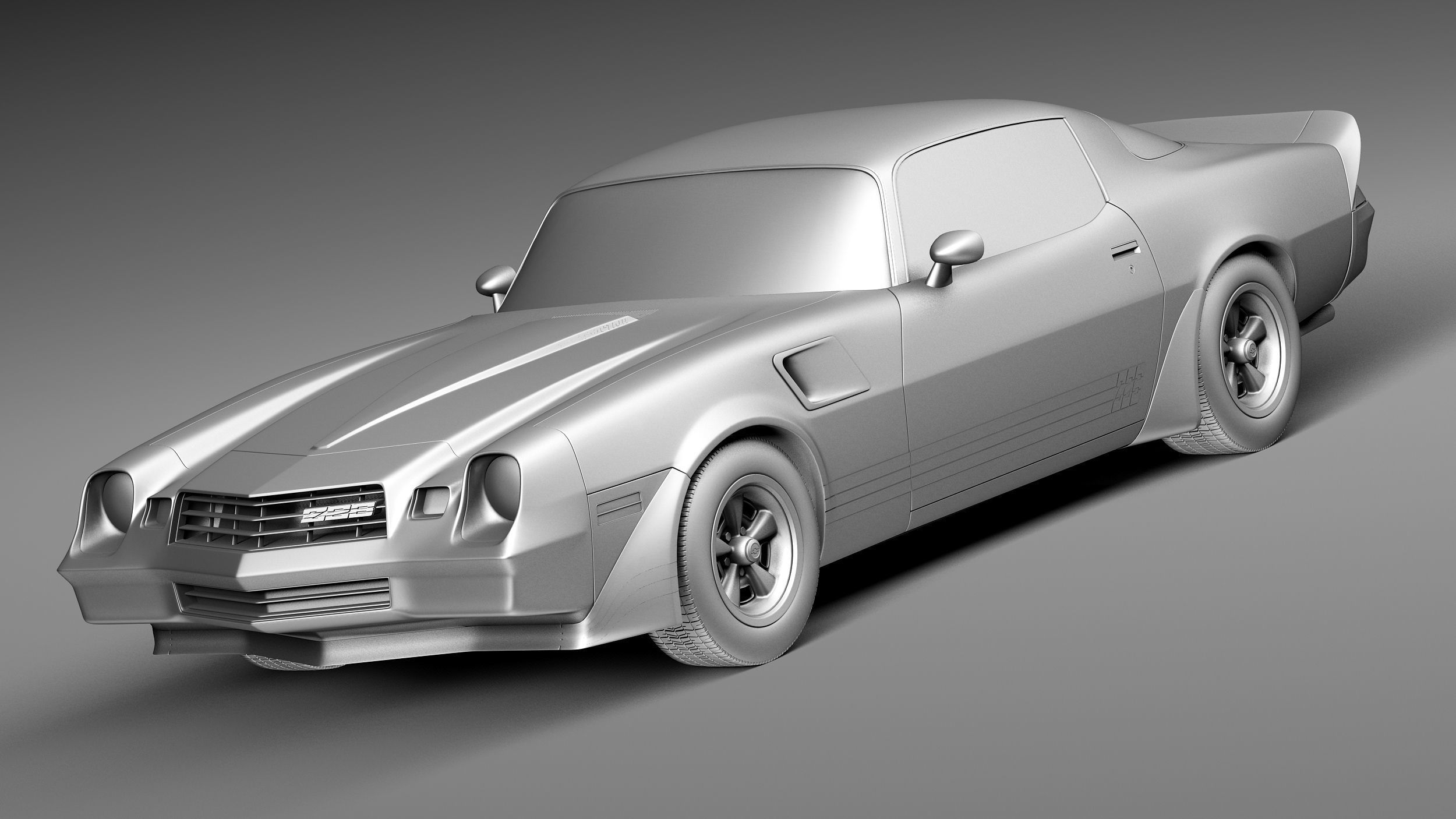 Chevrolet Camaro 1980 Z28 3D model_8