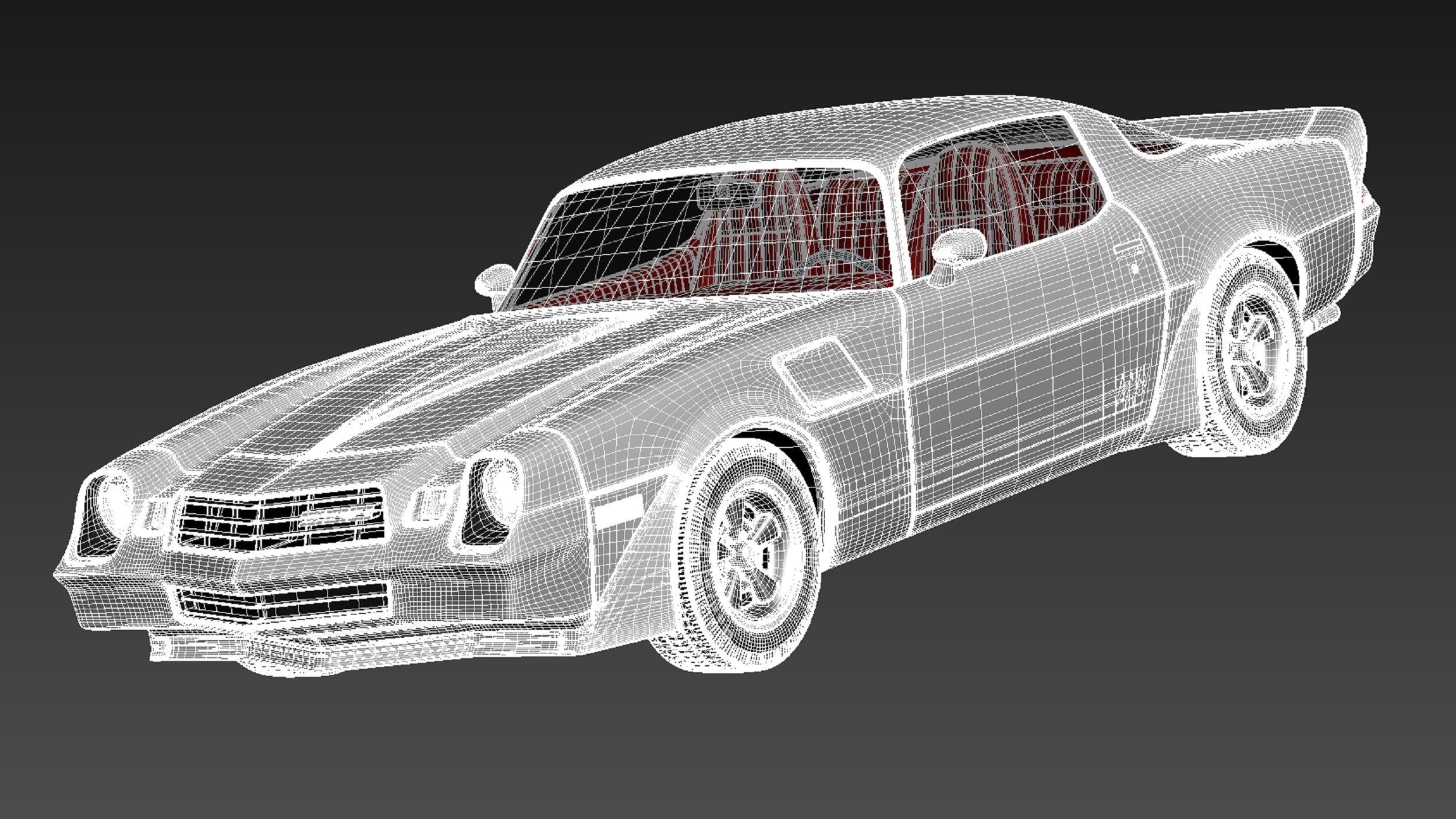 Chevrolet Camaro 1980 Z28 3D model_18